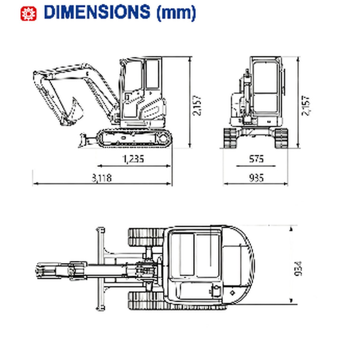 HL10 catalog dimension drawing showing overall length, height and width