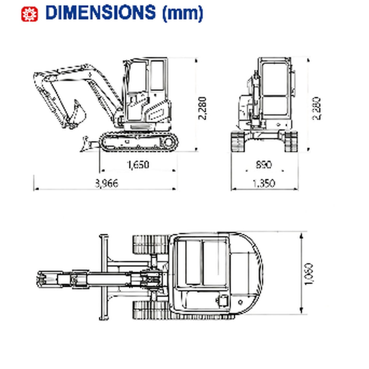 HL22 catalog dimension drawing showing overall width separately from body width